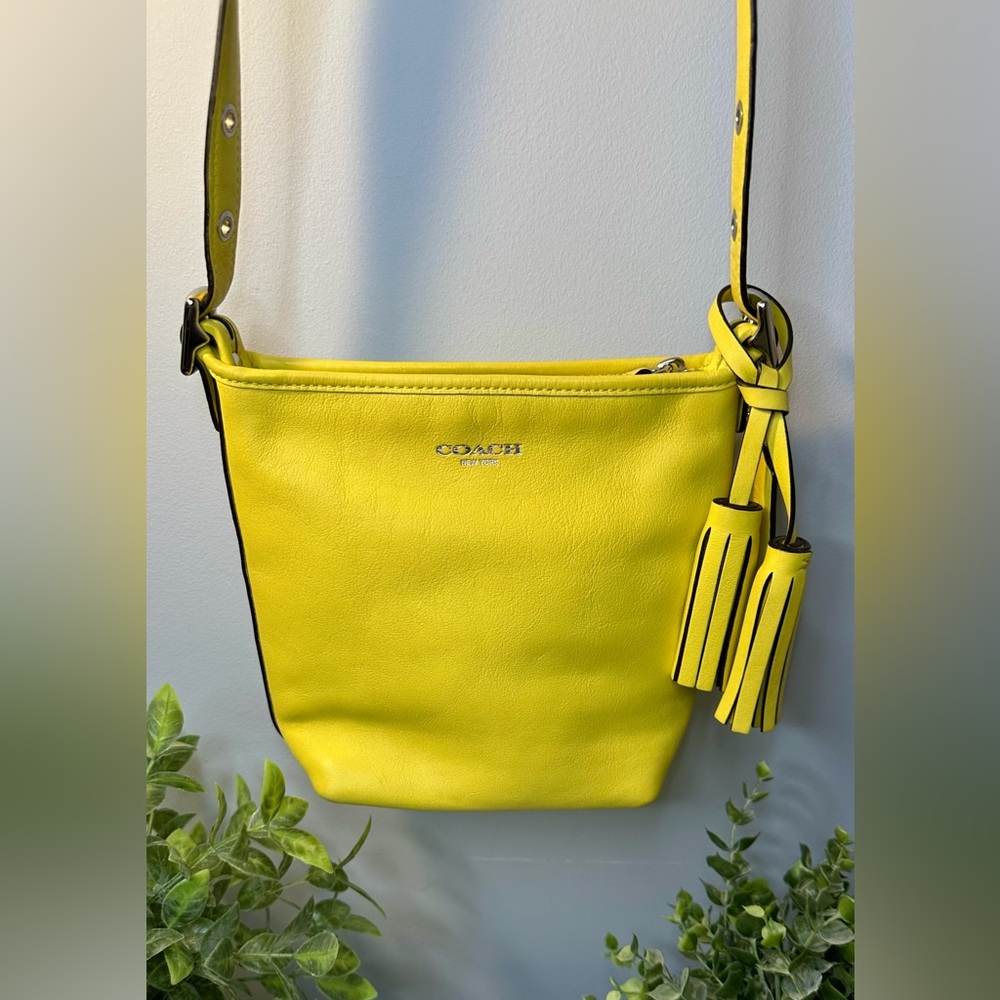 Coach Legacy Sunny Yellow Mini Duffel